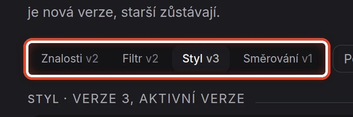Detail — Čtyři pokyny