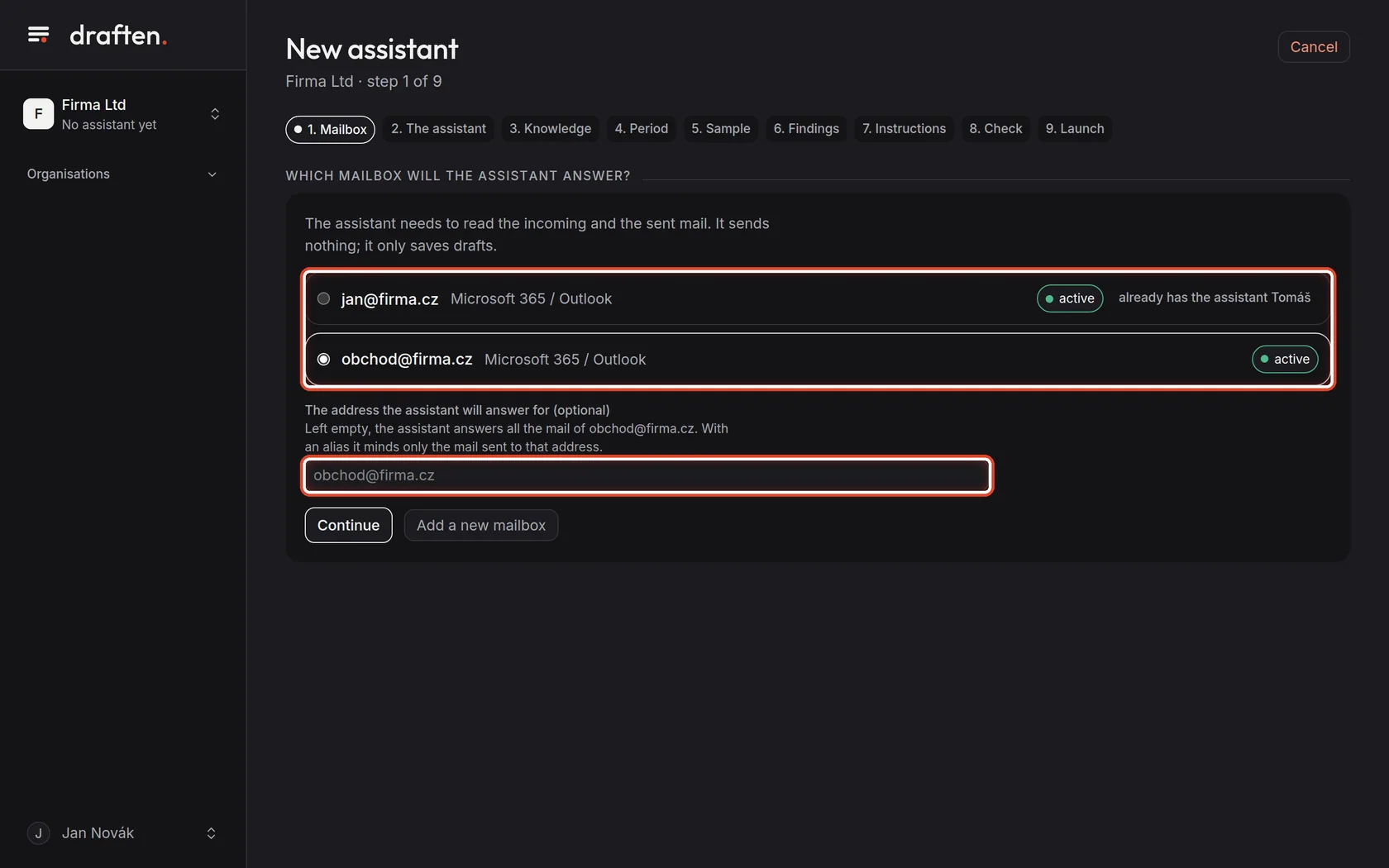 Screenshot for step 1