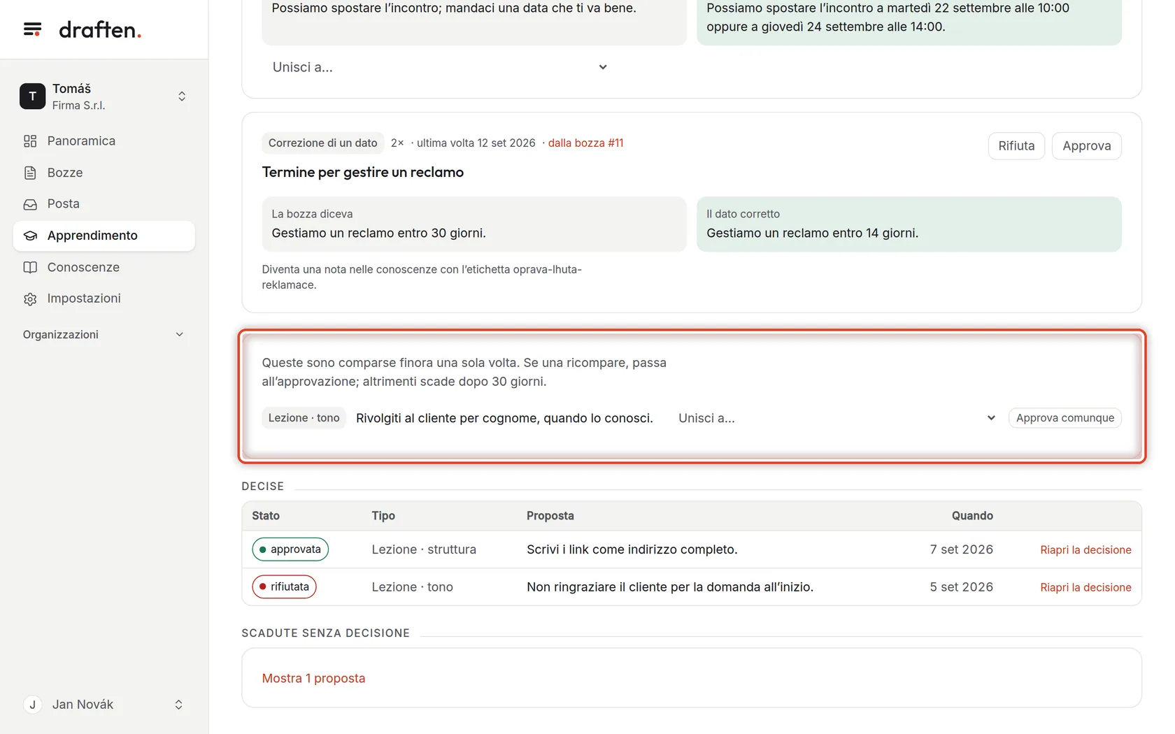 Screenshot del passo 6