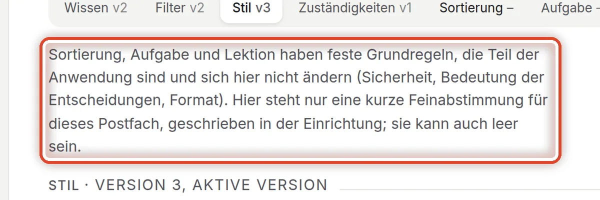 Nahaufnahme – Erweitert: Feinabstimmungen