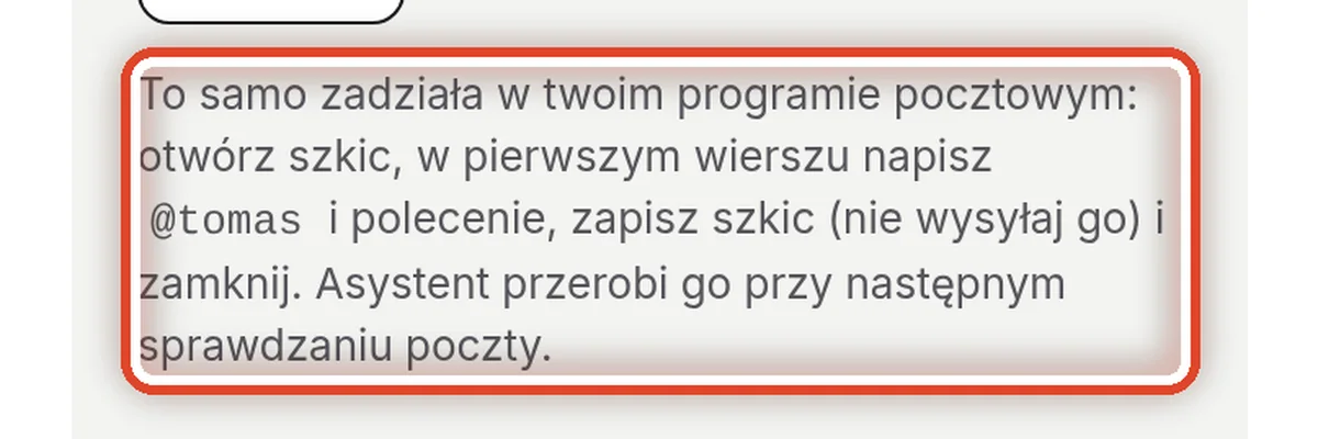 Zbliżenie – To samo z programu pocztowego