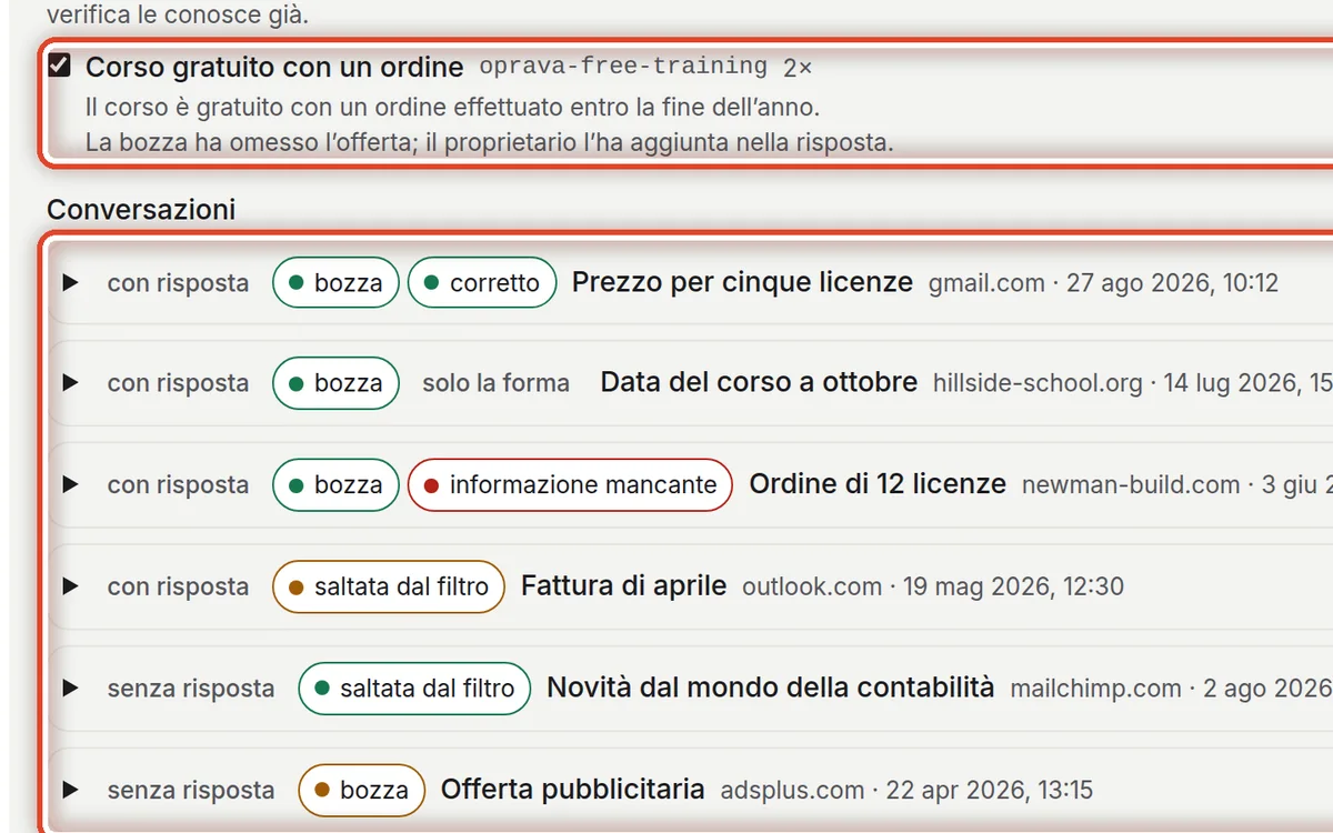 Da vicino – Aggiungi ciò che mancava