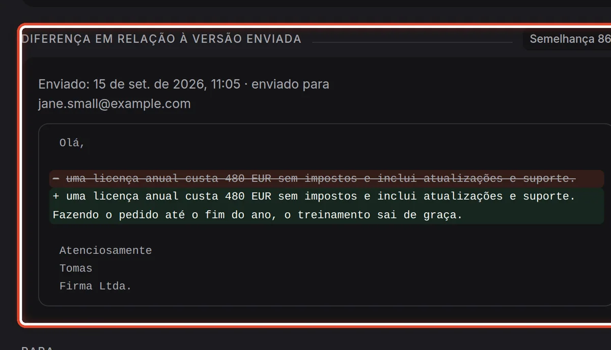 De perto – O que você mudou no rascunho