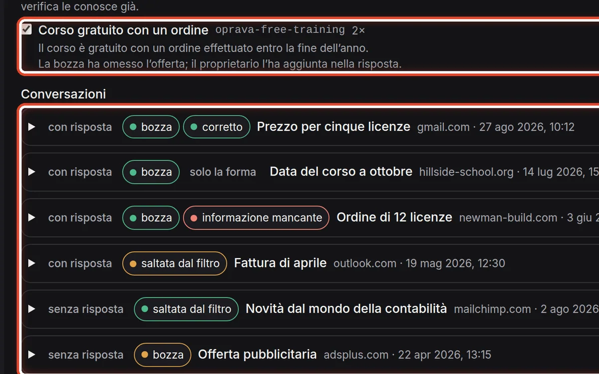 Da vicino – Aggiungi ciò che mancava