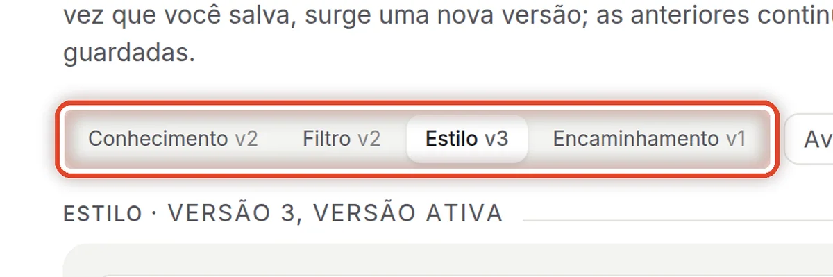De perto – Quatro instruções
