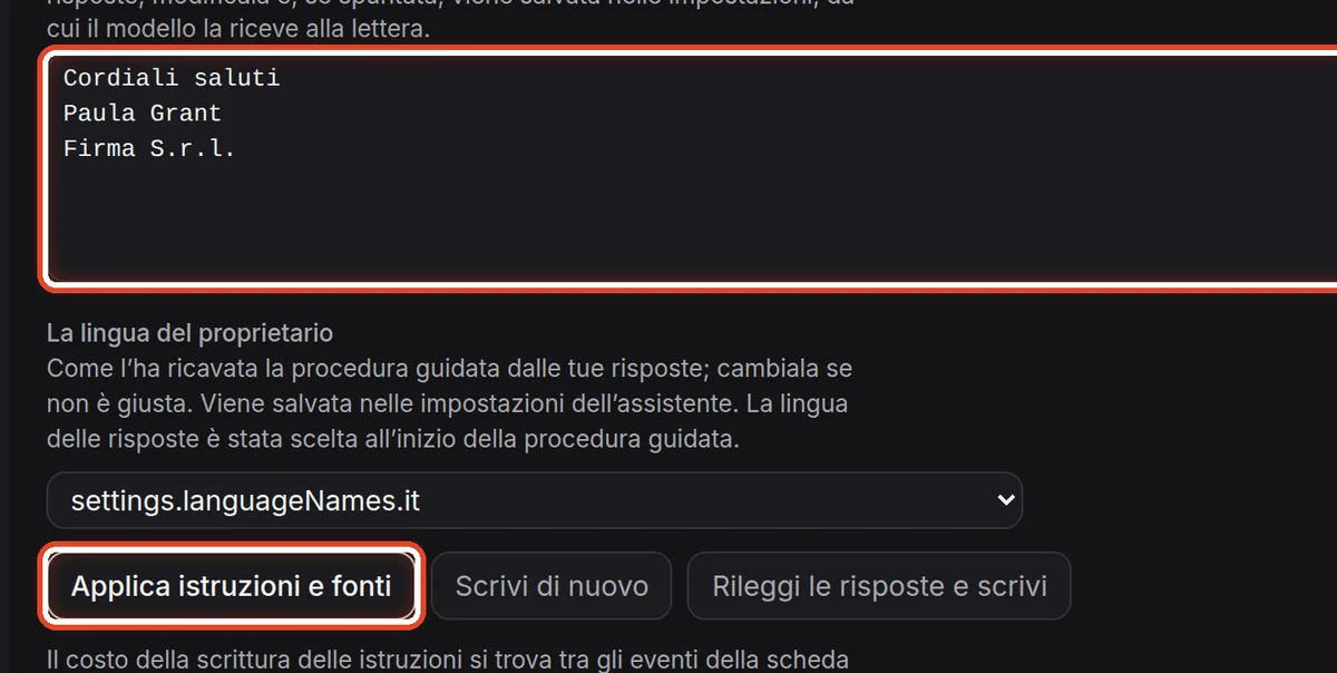 Da vicino – Applica istruzioni e fonti