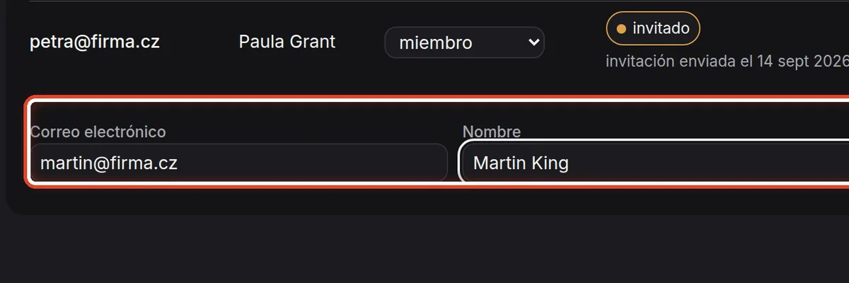 De cerca: Añadir un miembro