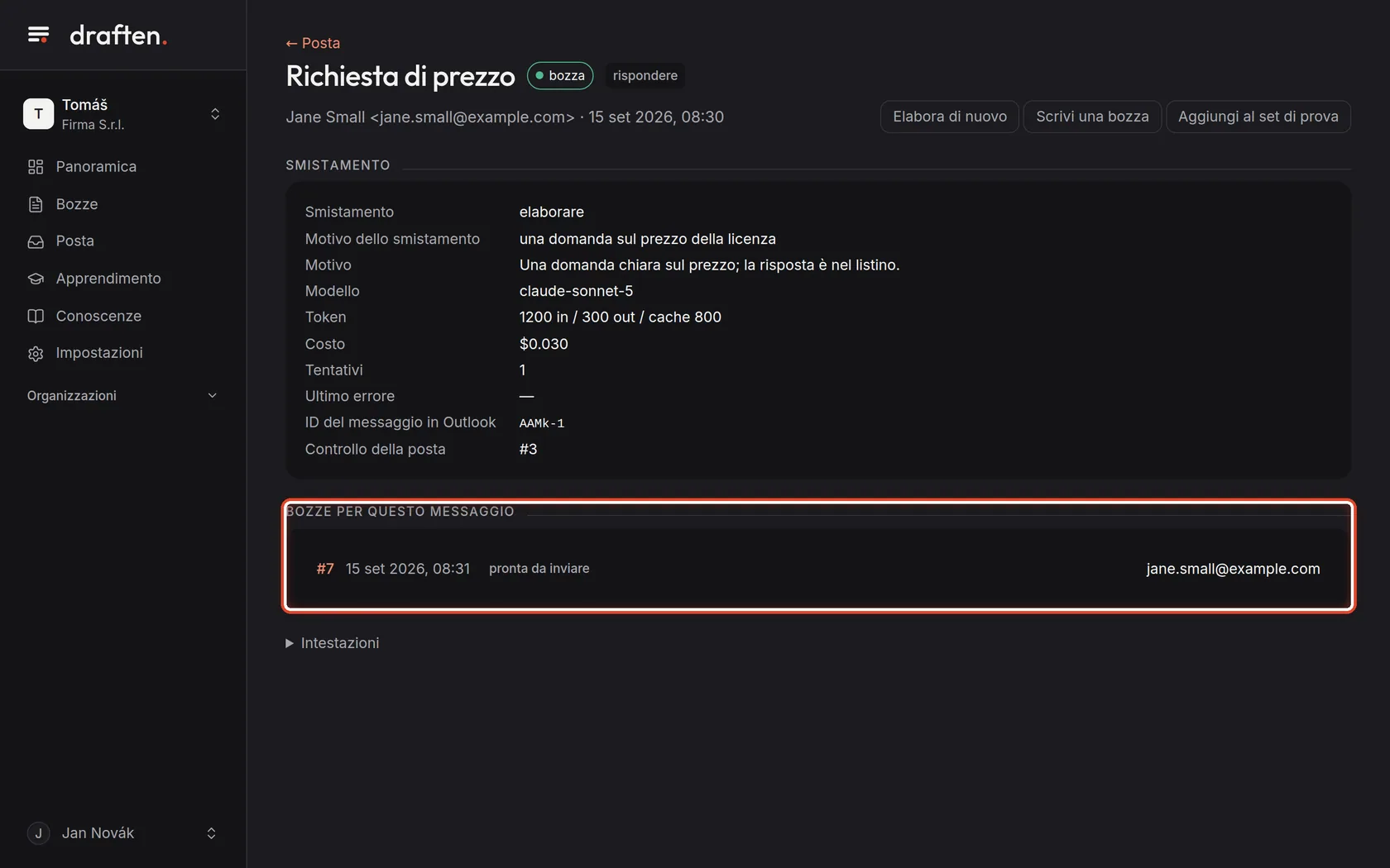 Screenshot del passo 8