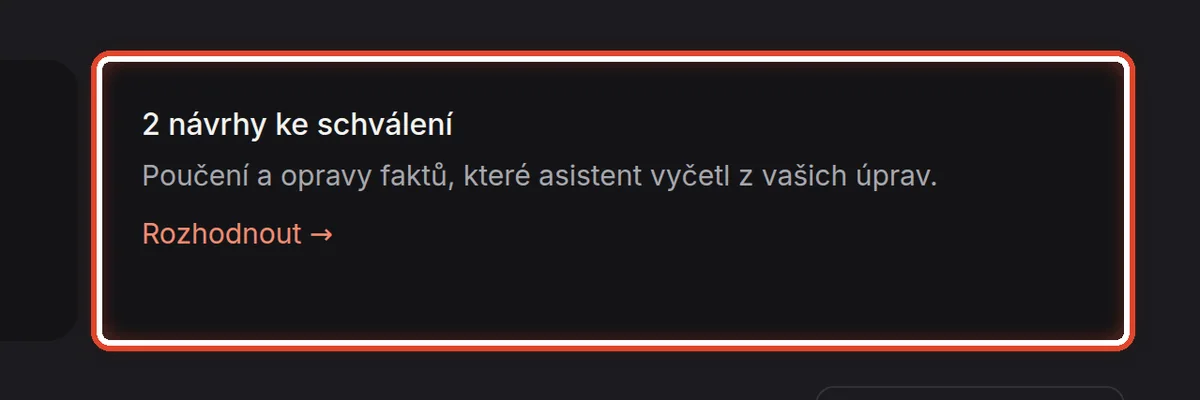 Detail — Návrhy ke schválení