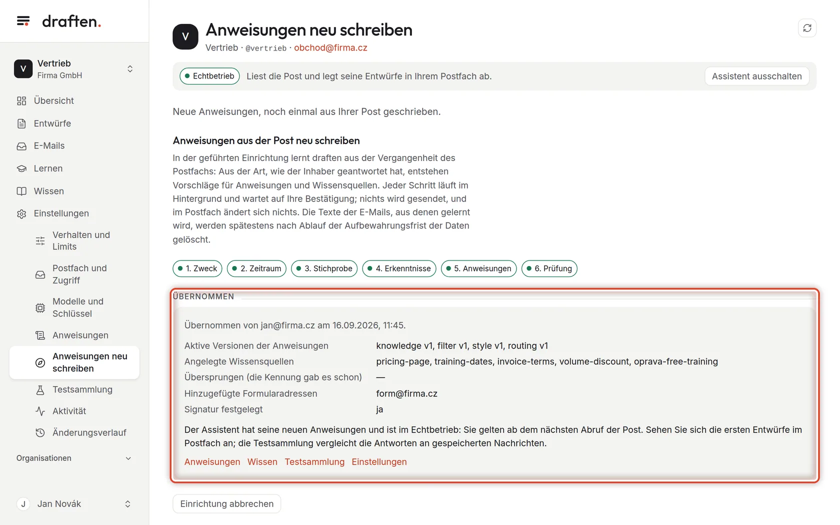 Bildschirmfoto zu Schritt 9