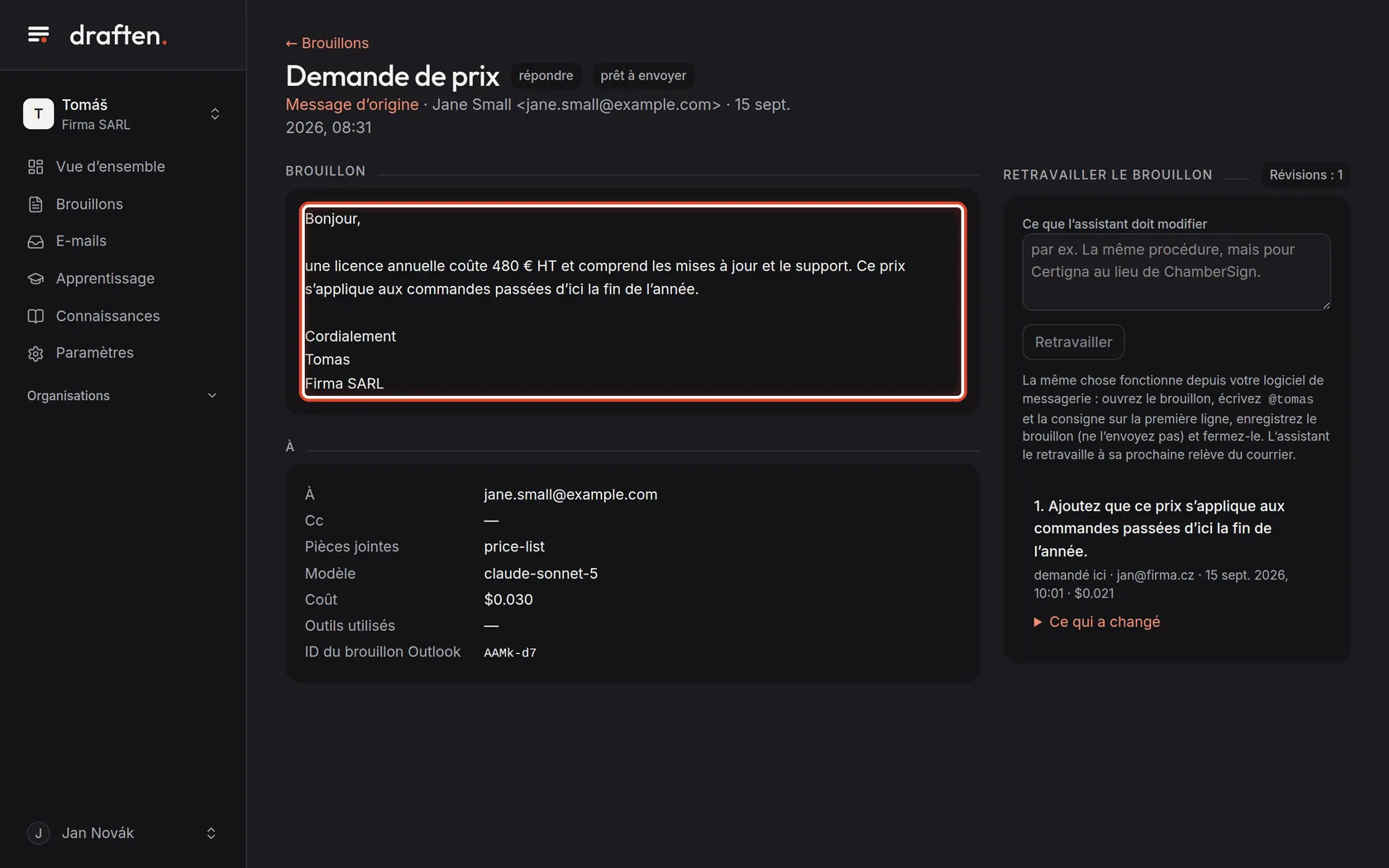 Capture d’écran de l’étape 4