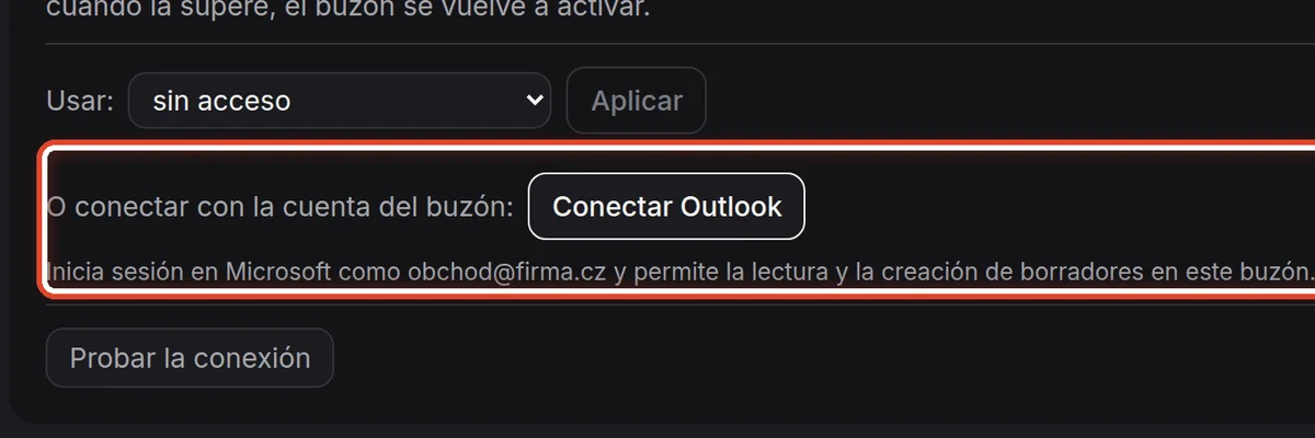 De cerca: O conectar con la cuenta