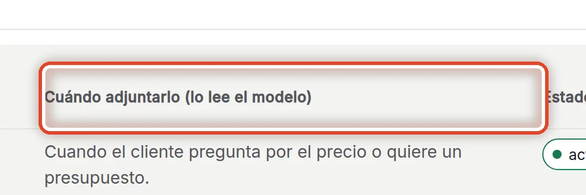 De cerca: Cuándo adjuntarlo