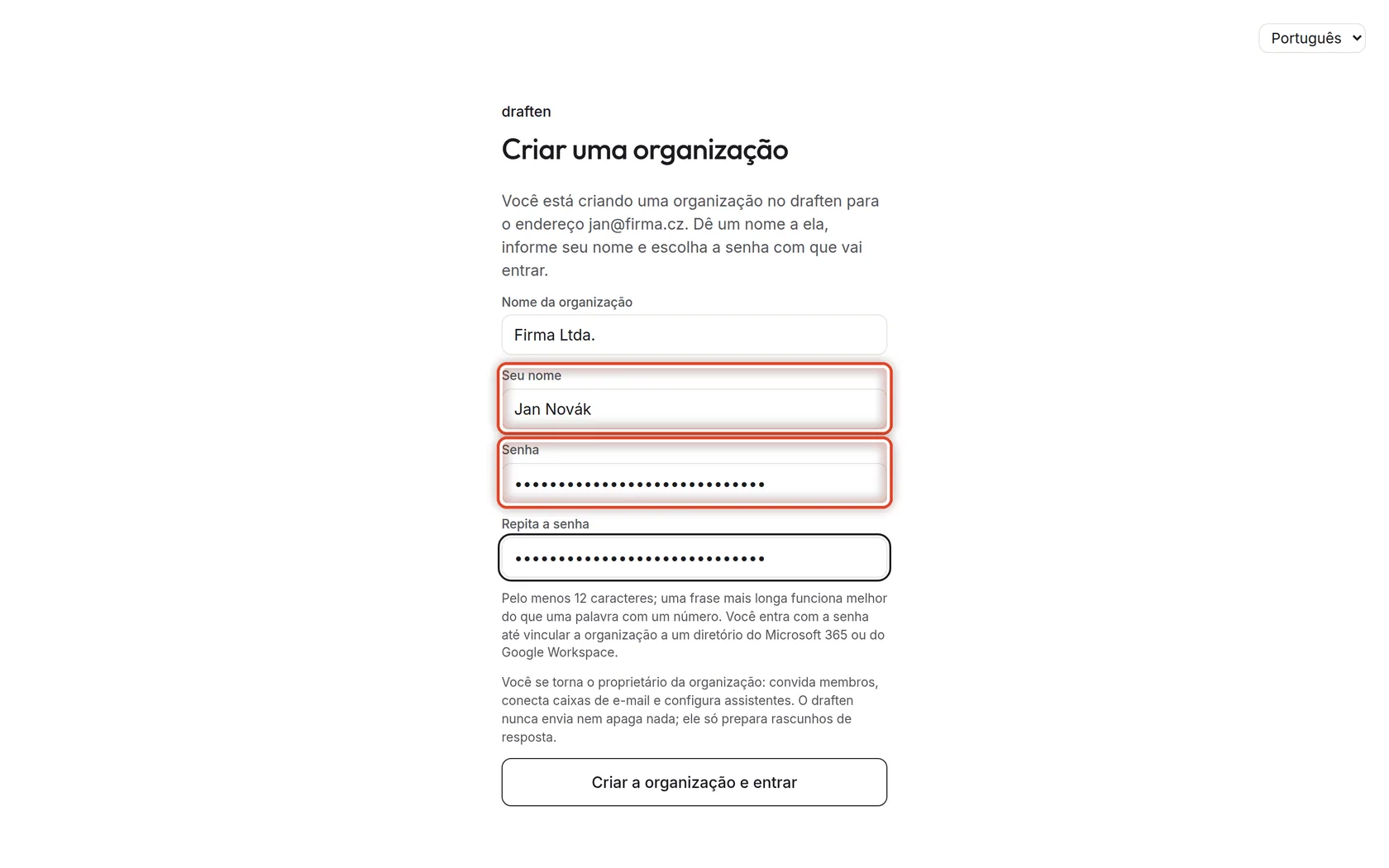 Captura de tela do passo 2