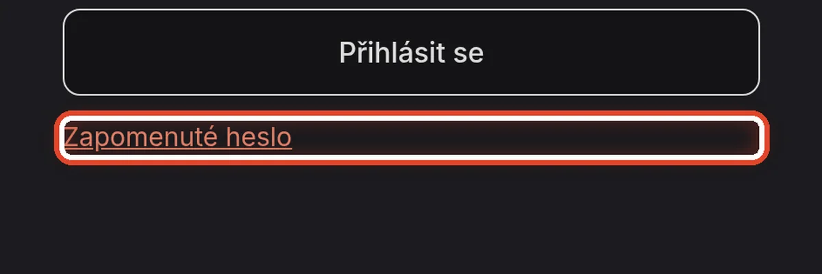 Detail — Když heslo nevíte