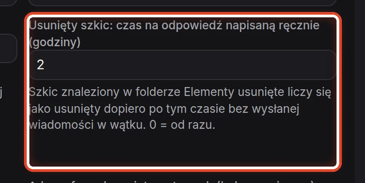 Zbliżenie – Usunięty szkic