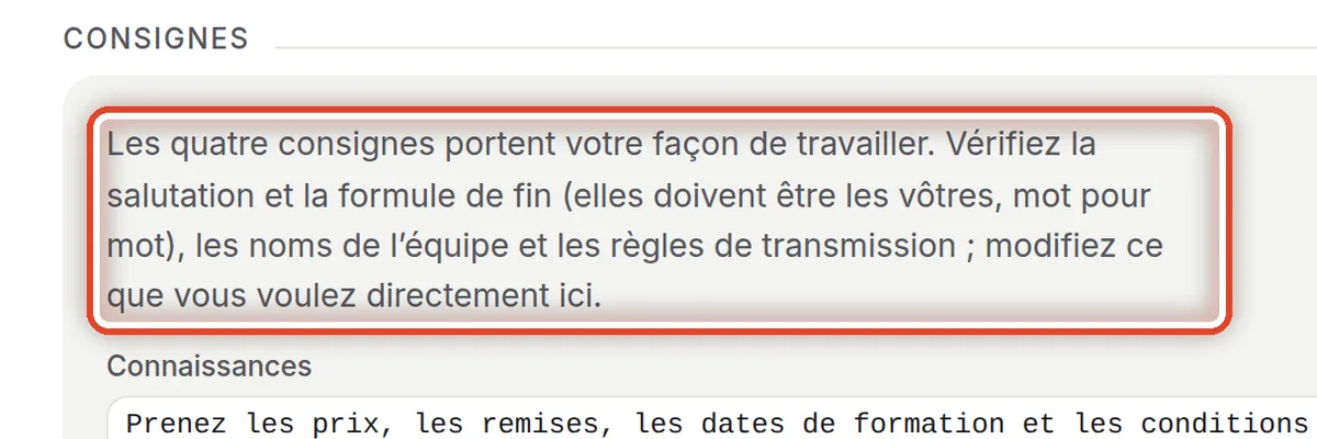 Gros plan – Vérifier le texte