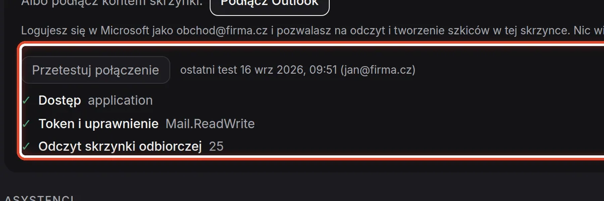 Zbliżenie – Przetestuj połączenie