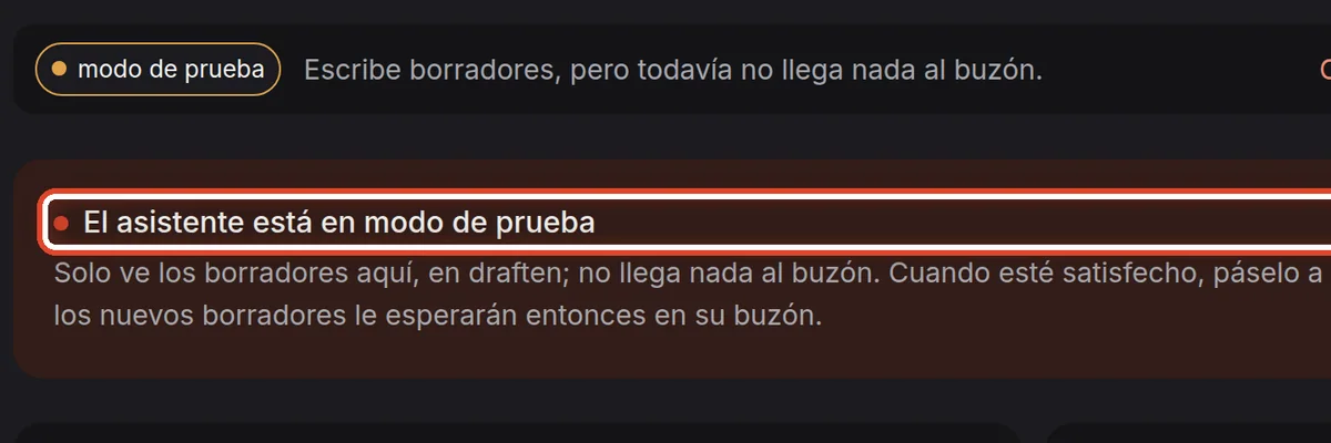 De cerca: Cómo sabe que el asistente está a prueba