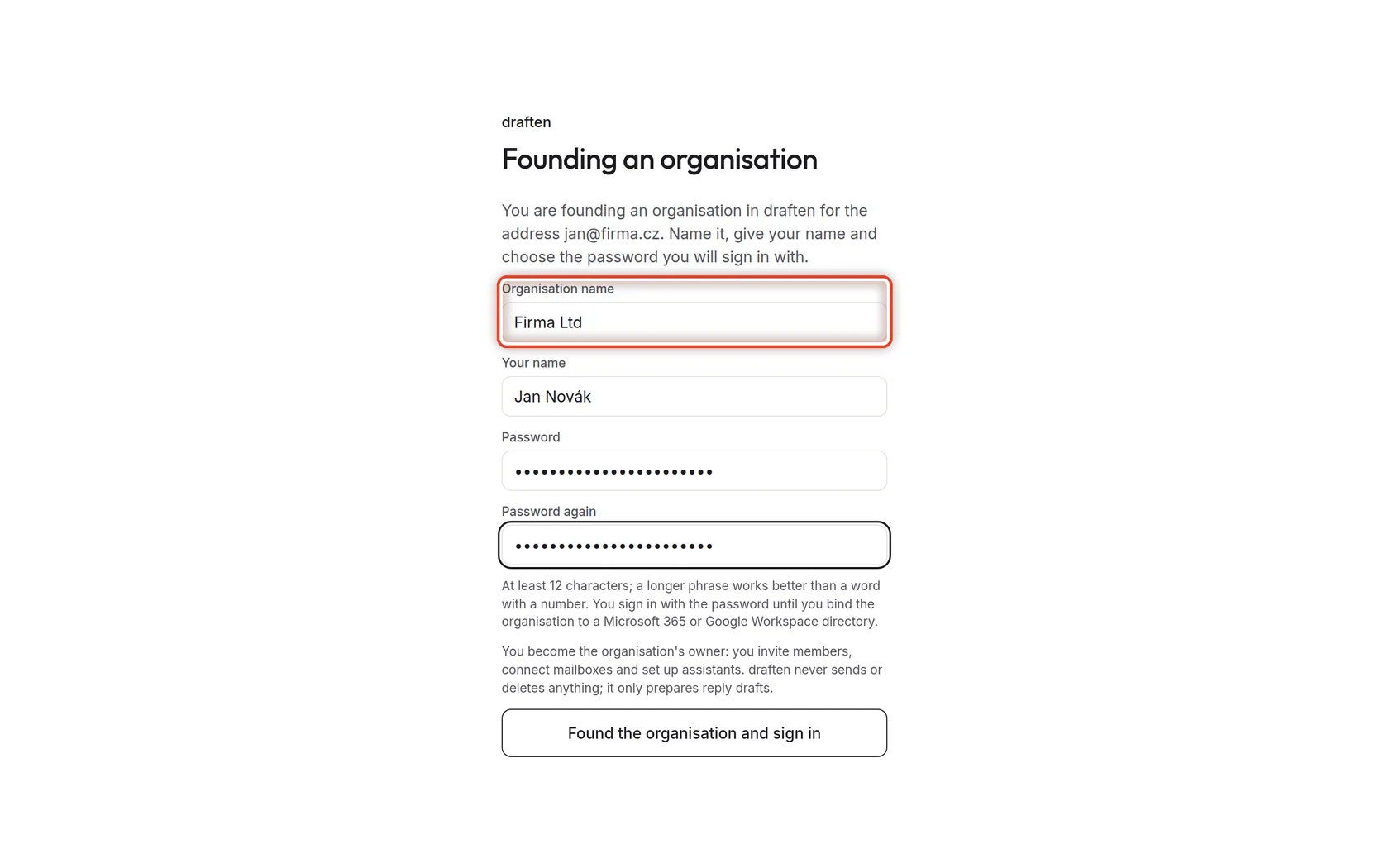 Screenshot for step 1