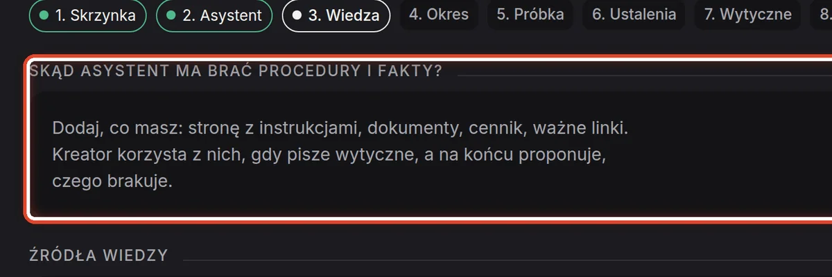 Zbliżenie – Dodaj źródła wiedzy