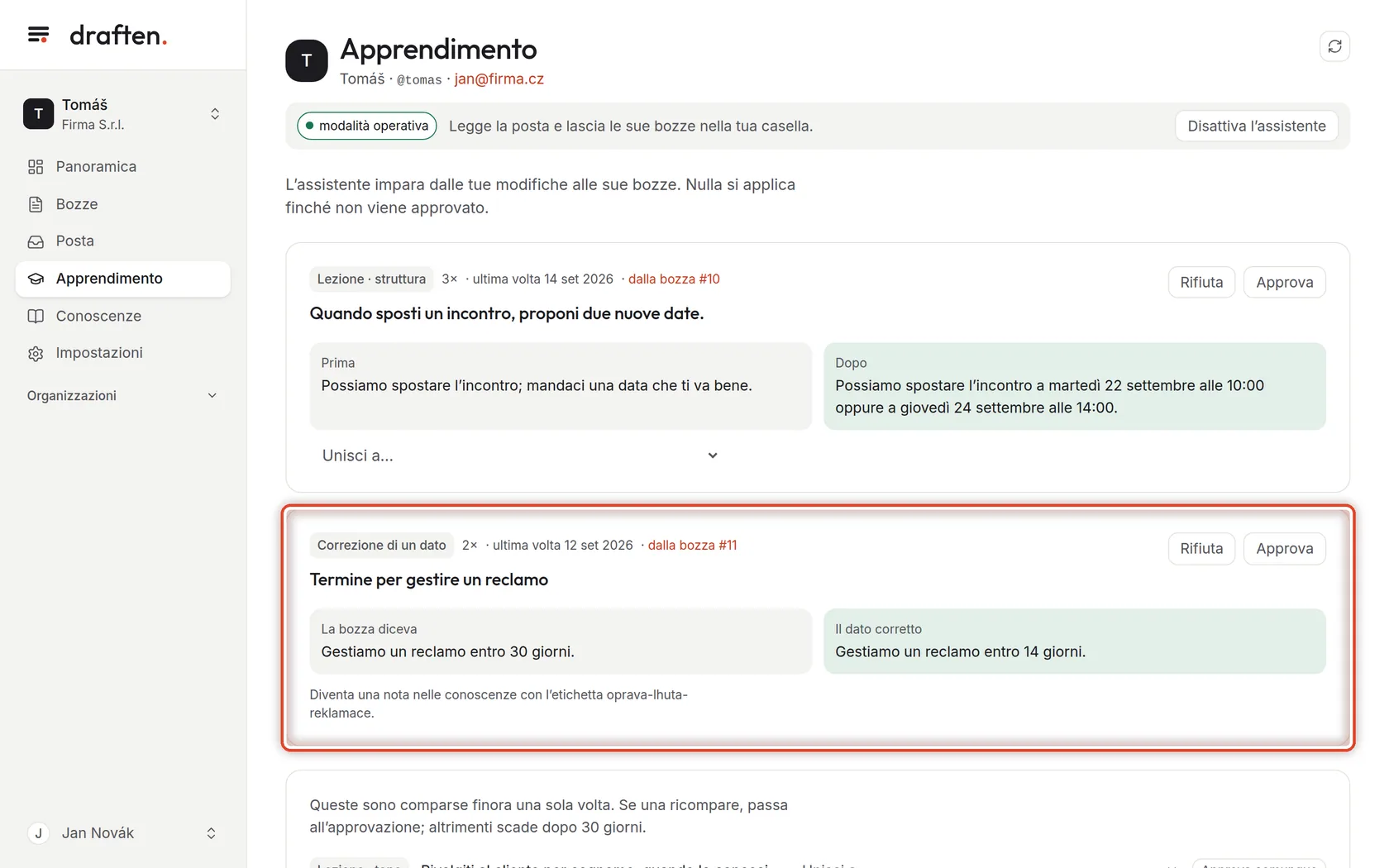 Screenshot del passo 5
