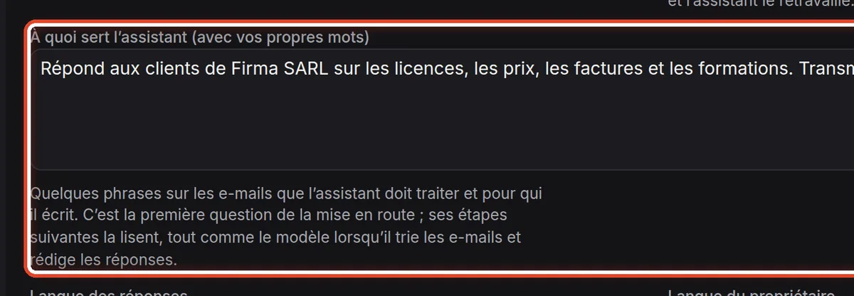 Gros plan – À quoi sert l’assistant