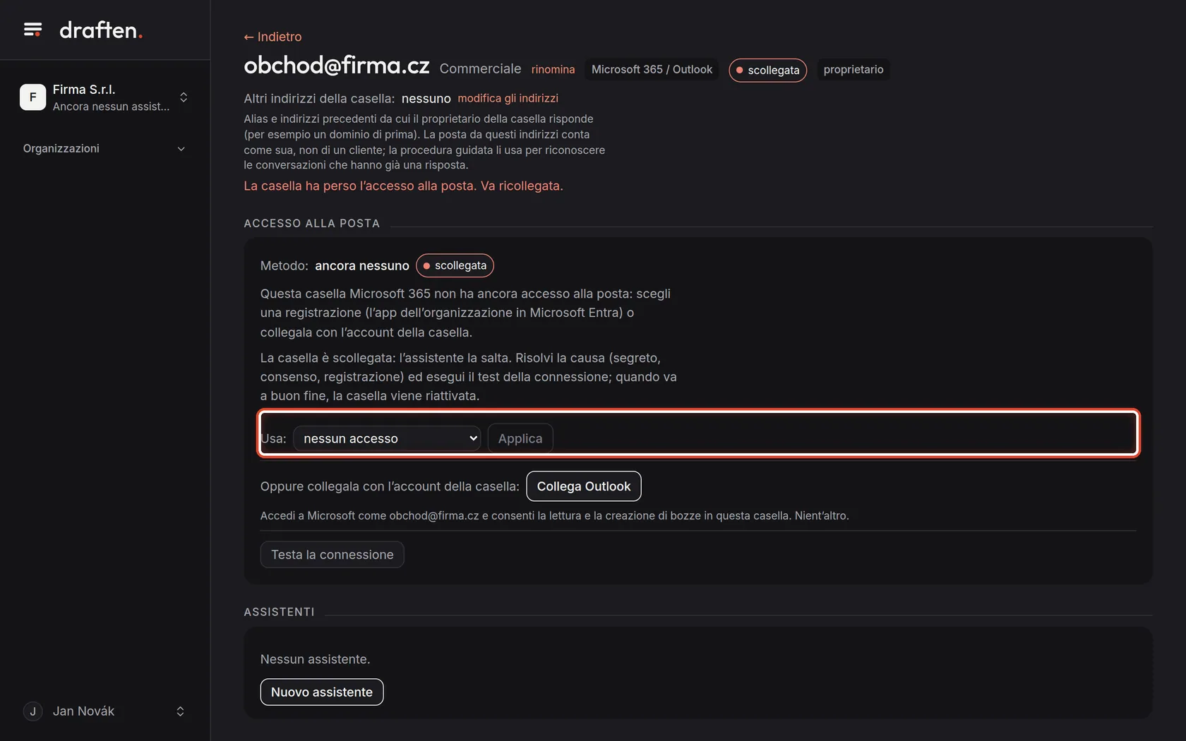 Screenshot del passo 4