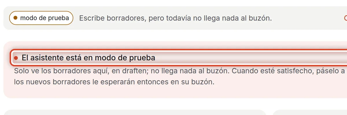 De cerca: Cómo sabe que el asistente está a prueba