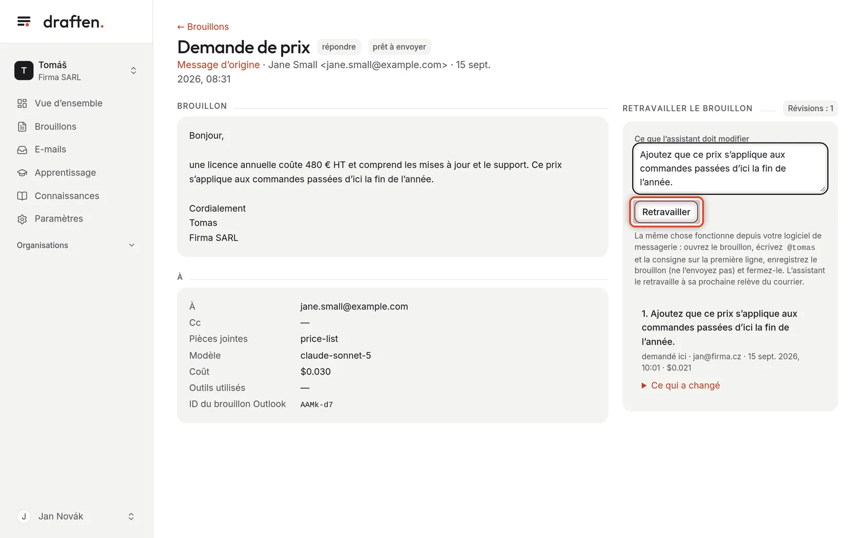 Capture d’écran de l’étape 4