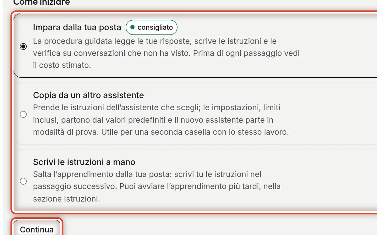 Da vicino – Scegli come iniziare