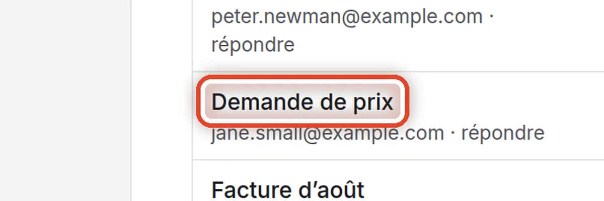 Gros plan – Choisir le brouillon qui ne va pas