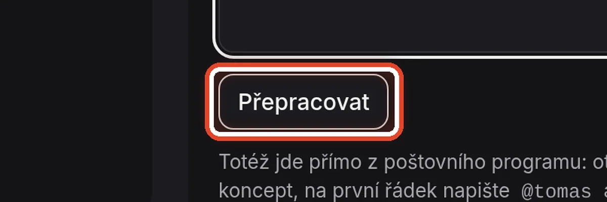 Detail — Nechte koncept přepracovat