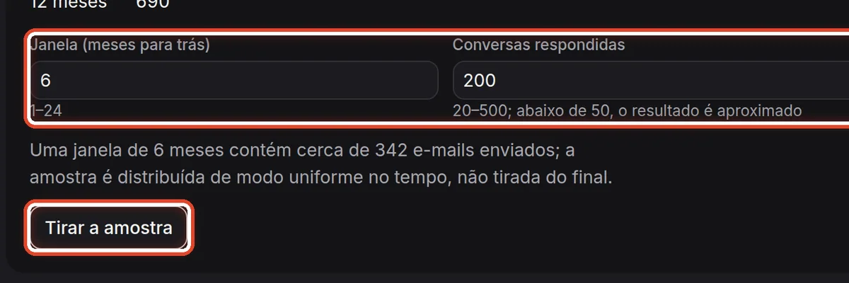 De perto – Confirme o período