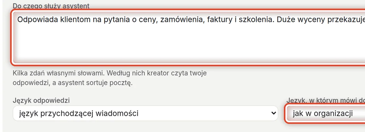 Zbliżenie – Napisz, do czego służy