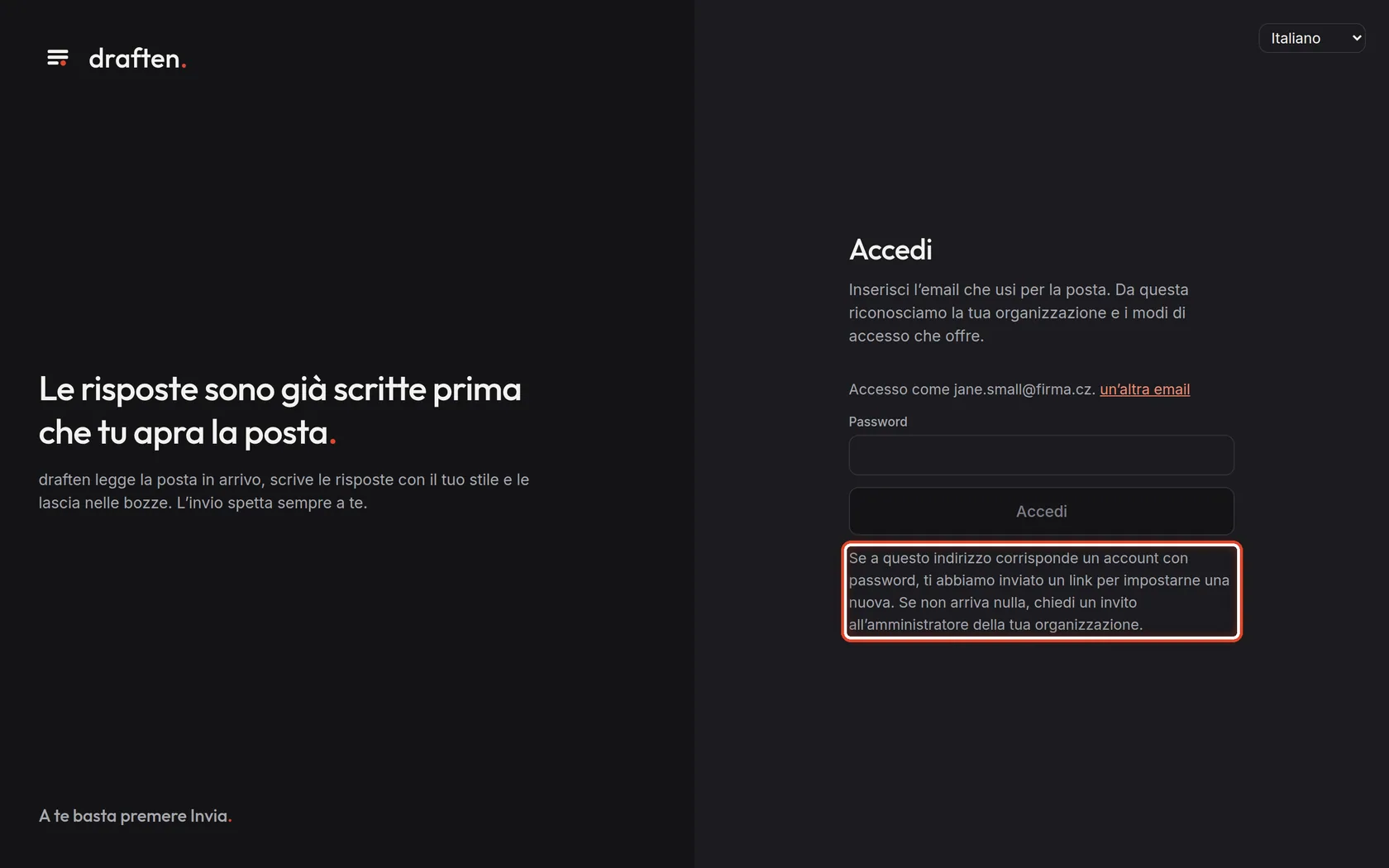 Screenshot del passo 6