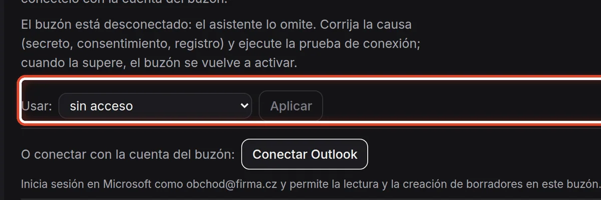 De cerca: Registro de aplicación