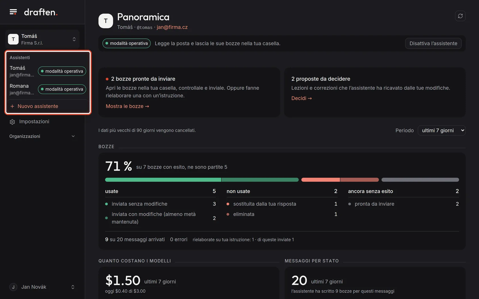 Screenshot del passo 3