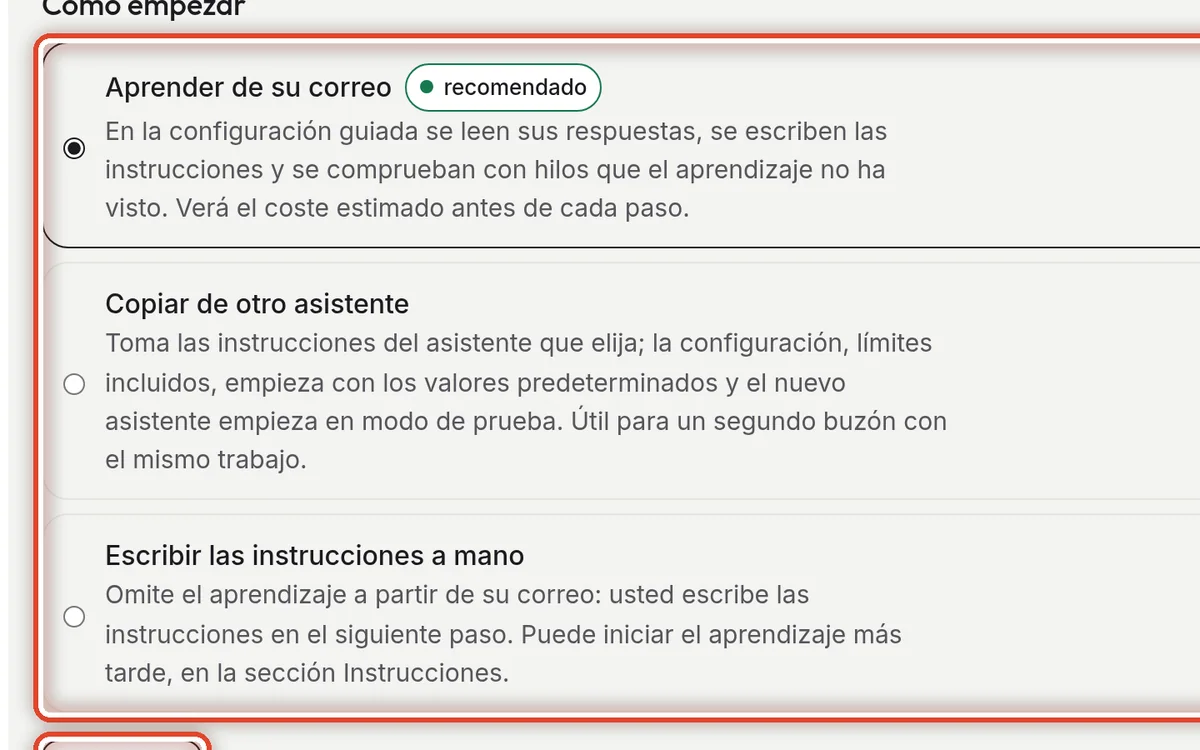 De cerca: Elija cómo empezar