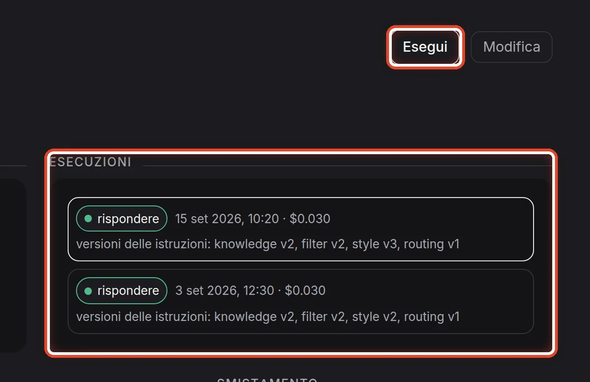 Da vicino – Un messaggio e le sue esecuzioni