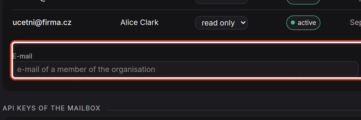 Close up — Grant access