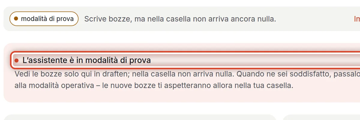 Da vicino – Come capisci che l’assistente è in prova