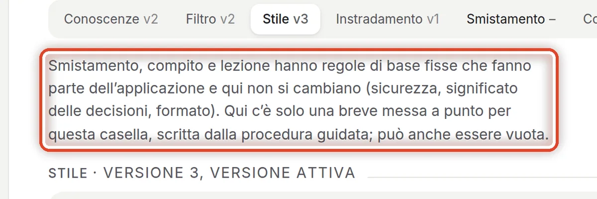 Da vicino – Avanzate: la messa a punto