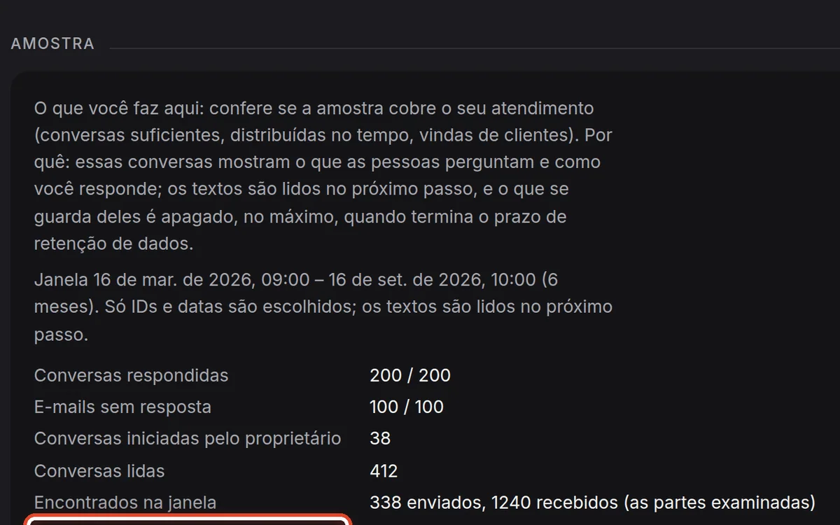 De perto – Confira a amostra