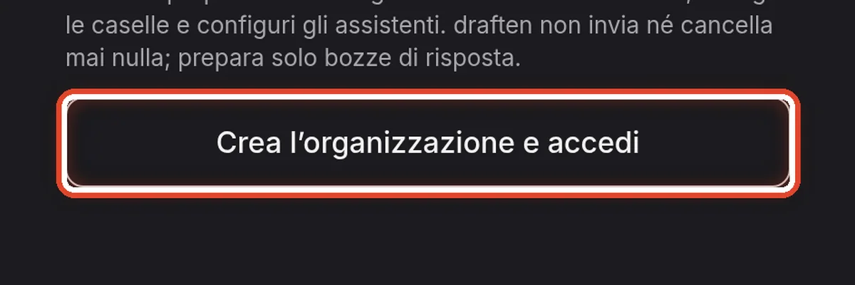 Da vicino – Crea l’organizzazione