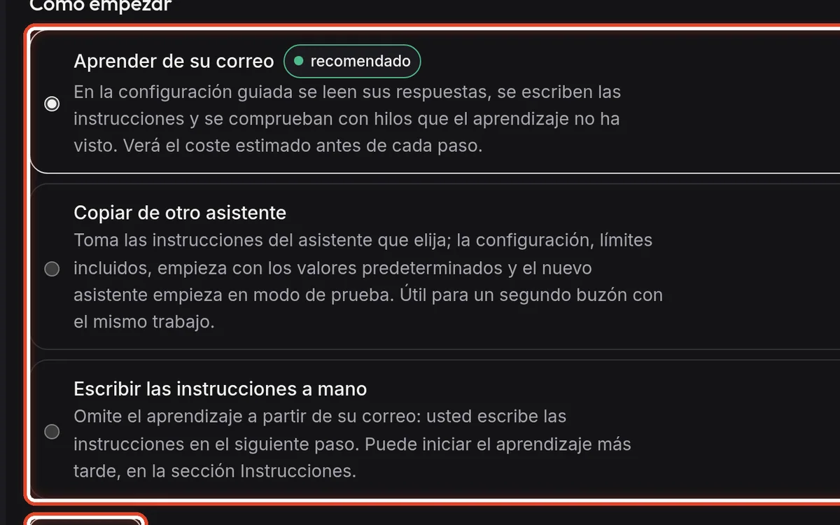 De cerca: Elija cómo empezar