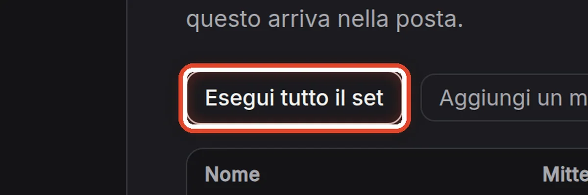 Da vicino – Esegui tutto il set