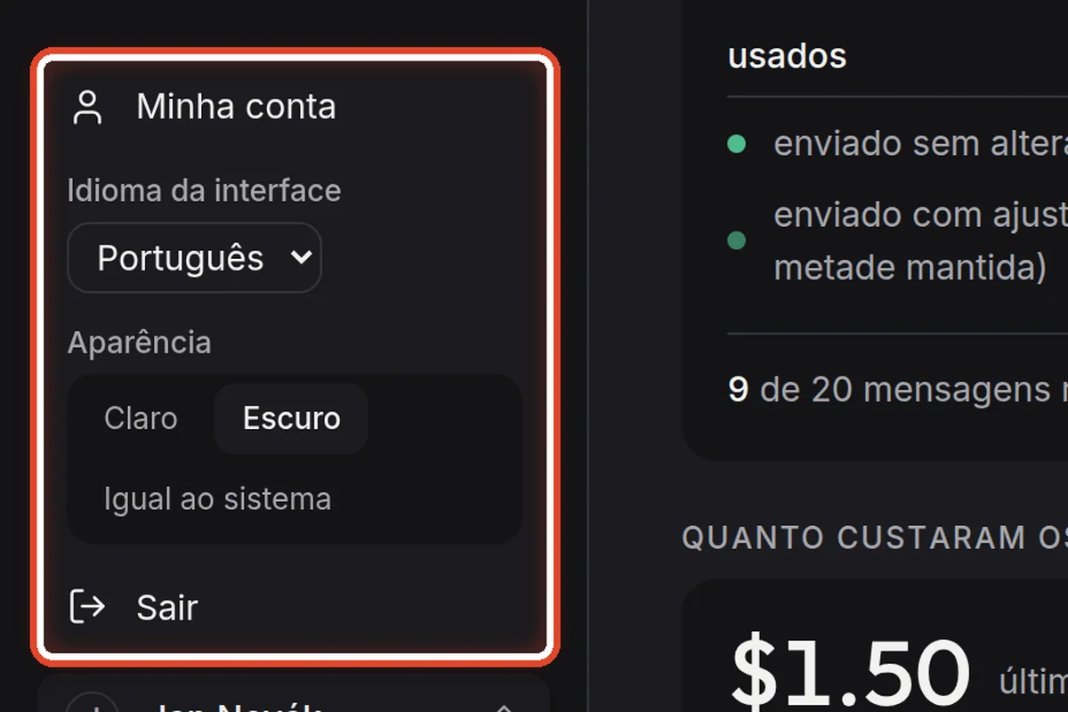 De perto – A sua conta