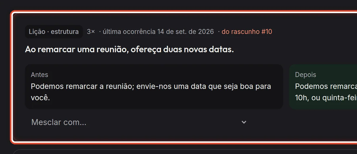 De perto – Uma lição proposta