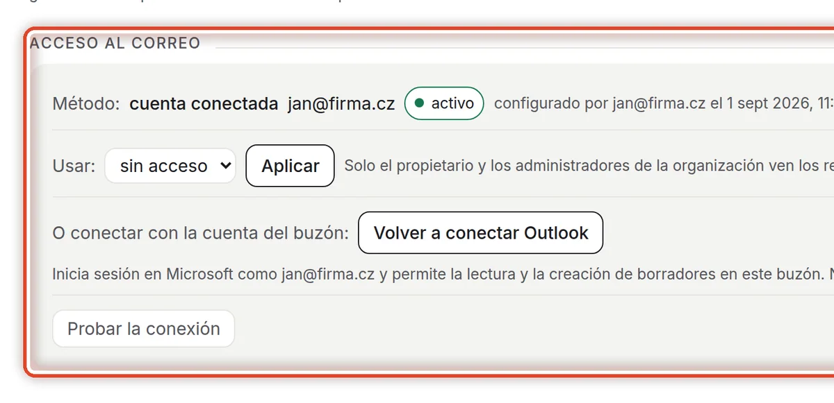 De cerca: Acceso al correo